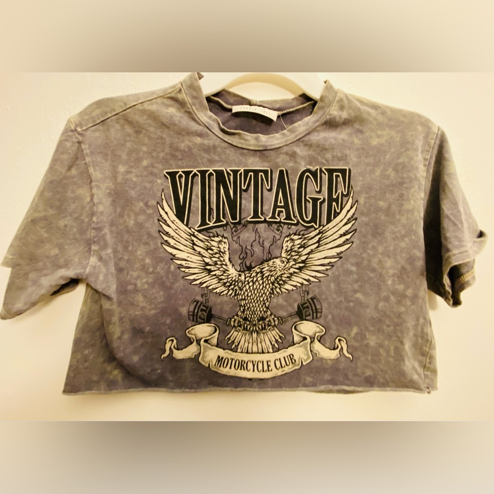 Vintage Motorcycle Club Kids T-Shirt - Gray